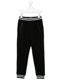 Karl Lagerfeld Kids спортивные брюки с полосатой отделкой
