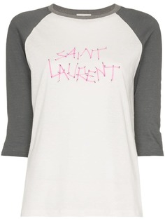 Saint Laurent футболка с логотипом
