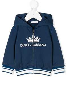 Dolce & Gabbana Kids logo printed hoodie