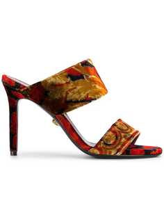 Versace мюли с узором в стиле барокко
