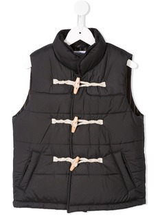 Familiar duffle fastened gilet