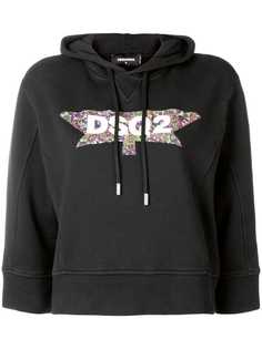 Dsquared2 толстовка с капюшоном и логотипом
