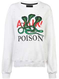 Amiri свитер с рисунком Poison