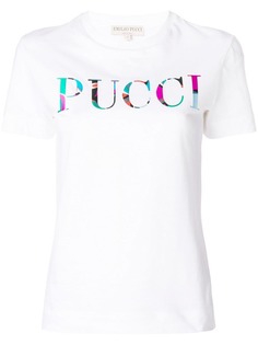 Emilio Pucci футболка с принтом логотипа