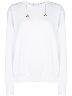 Ottolinger drawstring chain sweatshirt