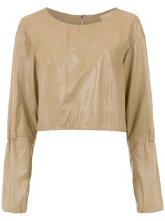 Clé leather top