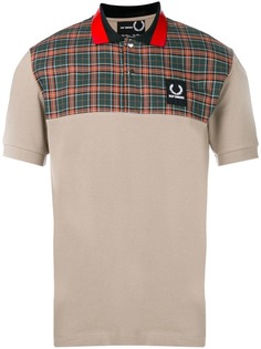 Raf Simons X Fred Perry футболка-поло в клетку