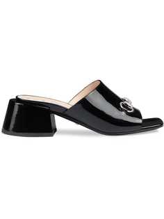 Gucci мюли на каблуке средней высоты