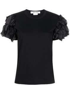 Comme Des Garçons Comme Des Garçons футболка с оборками на рукавах