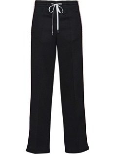 Miu Miu спортивные брюки с боковыми полосками
