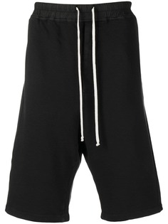 Rick Owens DRKSHDW спортивные шорты с талией на шнурке
