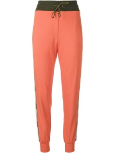 Mr & Mrs Italy logo tape track pants
