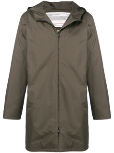 A.P.C. пальто прямого кроя с капюшоном