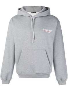 Balenciaga толстовка с капюшоном и логотипом