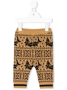 Gucci Kids леггинсы с жаккардовым узором акул