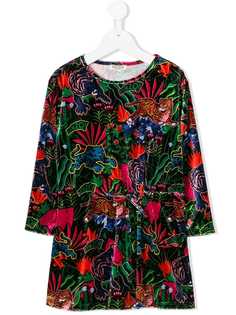 Kenzo Kids платье с принтом джунглей
