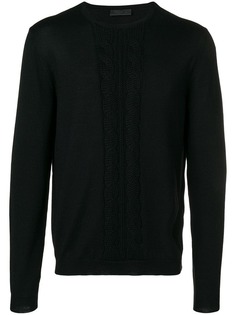 Prada джемпер вязки с косичками