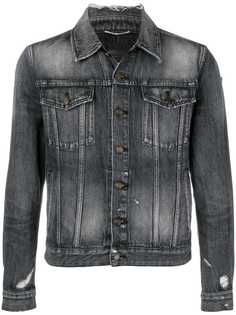 Saint Laurent джинсовая куртка узкого кроя