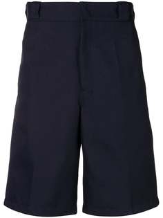 Prada шорты до колен с завышенной талией