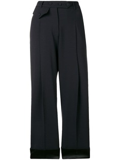 Maison Flaneur pleated wide leg trousers