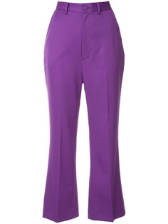 G.V.G.V. kick flare cropped trousers