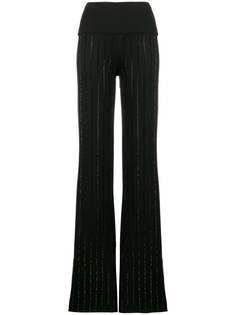 Philipp Plein Strass flared trousers