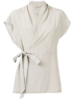 Rick Owens блузка без рукавов с поясом