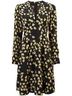 Derek Lam платье с длинными рукавами и цветочным принтом