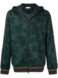 Etro толстовка на молнии с капюшоном и принтом