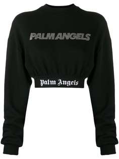 Palm Angels укороченный свитер