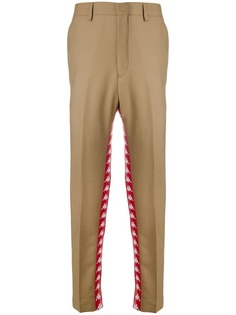 Paura брюки DANILO PAURA X KAPPA в стиле оверсайз с логотипом