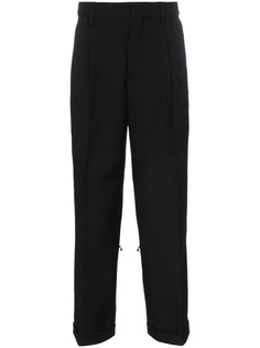 Alexander McQueen укороченные брюки с молниями