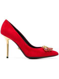 Versace pointed Medusa pumps