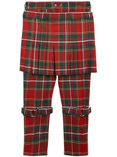 Burberry брюки Stewart Royal в шотландскую клетку
