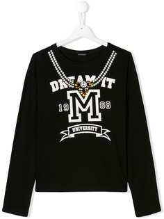 Monnalisa свитер с декором