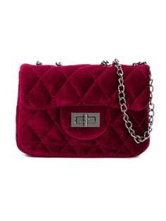 Monnalisa стеганая бархатная сумка через плечо