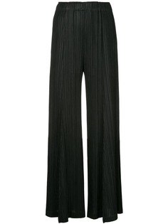 Pleats Please By Issey Miyake pleated palazzo trousers