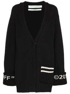 Off-White вязаный кардиган