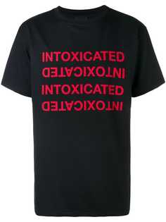 Intoxicated футболка с принтом логотипа