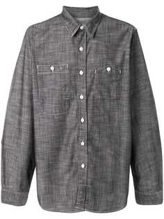 Engineered Garments рубашка с асимметрично расположенными карманами