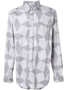 Engineered Garments рубашка с абстрактным рисунком