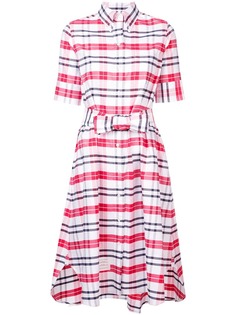 Thom Browne платье миди в клетку