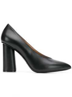 Emporio Armani block heel pumps