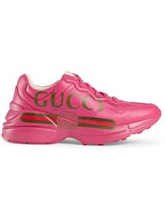 Gucci кроссовки Rhyton с логотипом