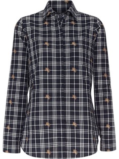 Burberry Fil Coupé Check Cotton Shirt