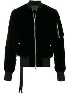 Unravel Project бархатная куртка-бомбер