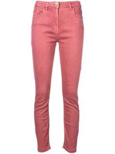 Elisabetta Franchi джинсы скинни с блестками