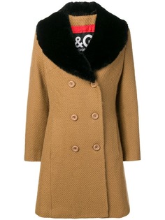 Dolce & Gabbana Vintage двубортное пальто миди