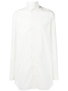 Rick Owens рубашка с воротником-стойкой