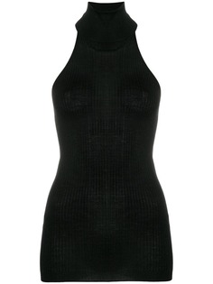 Prada трикотажный топ без рукавов